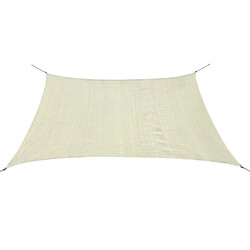 ComfortXL Voile De Parasol Pehd Carré 2 X 2 M Crème