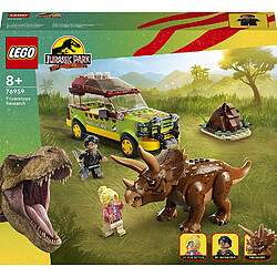 LEGO 76959 La recherche du triceratops Jurassic World?