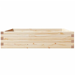 Acheter vidaXL Jardinière 100x100x23 cm bois de pin massif