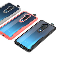 Wewoo Coque Souple Pour OnePlus 7T Pro Transparent PC + TPU Etui de protection antichoc à couverture totale Rouge pas cher