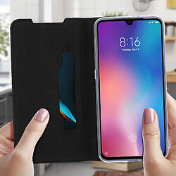 Acheter Housse Xiaomi Mi 9 Étui Porte-carte Silicone Support Stand Akashi Noir