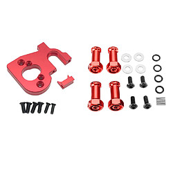 Support De Moteur De Voiture RC Et Moyeu Hexagonal De Roue De 12 Mm Pour WLtoys 144001 1:14 Voiture RC Rouge pas cher