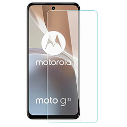 Protecteur écran en verre à haute teneur en aluminium-silicium AMORUS ultra clair, 2.5D, 9H pour votre Motorola Moto G32 4G - transparent