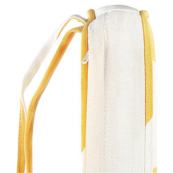 Acheter Beliani Lot de 2 coussins de jardin jaune et blanc TERNI