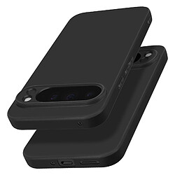 Avizar Coque pour Google Pixel 9 Pro XL Souple Mate Douce Noir