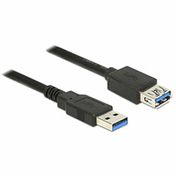 Avis Câble Rallonge à USB DELOCK 85058 Noir 5 m