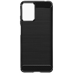 Avizar Coque pour Motorola Moto G24, G04 et G04s Effet Carbone et Brossé Noir