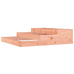 vidaXL Jardinière 107x107x27 cm Bois de douglas massif