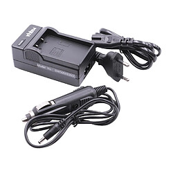 Vhbw Chargeur secteur + cahrgeur allume cigare pour batterie FUJI FUJIFILM NP-140 pour Finepix S100 S100fs S 100 100fs fs