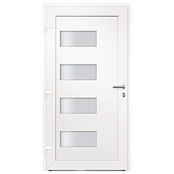 Acheter vidaXL Porte d'entrée Aluminium et PVC Anthracite 110x210 cm