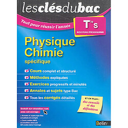 Physique chimie terminale S, spécifique : nouveau programme