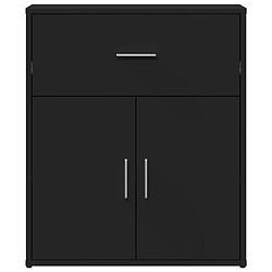 Acheter vidaXL Buffets 2 pcs noir 60x31x70 cm bois d'ingénierie