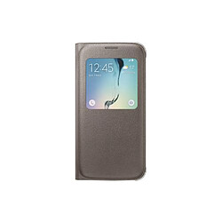 Étui folio ''S-View Cover'' pour Samsung Galaxy S6 - Or