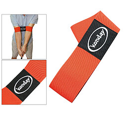 Avis Golf Swing Training Arm Band Posture Motion Correction Practice Ceinture Orange