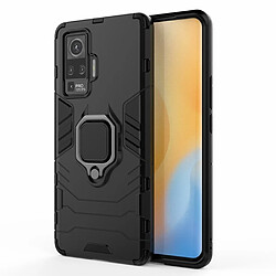 Coque en TPU hybride avec béquille noir pour votre Vivo X50 Pro