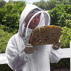 Avis Lot de 2 Combinaison de Protection Apiculteur Équipement D'Abeille à Capuche XXL