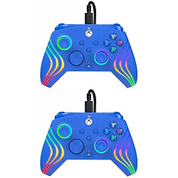 NC Manette XBOX ONE-S-X-PC FILAIRE AFTG WAVE BLUE XBX ERGONOMIQUE