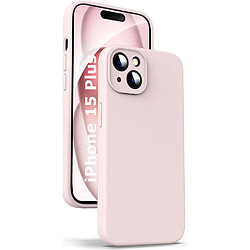 Coque Pour iPhone 15 Plus Silicone Rose Little Boutik®