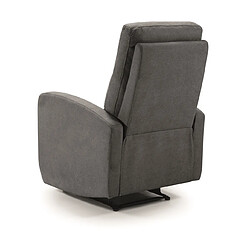 Avis Pegane Fauteuil relax électrique en tissu waterproof couleur Gris foncé - Longueur 66 x Profondeur 88 x Hauteur 103 cm