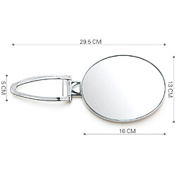 Acheter Universal Miroir de maquillage de bureau rétro élégant idéal double face poignée miroir personnalisé simple portable pliant miroir mural | miroir de bain