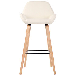 Non Tabouret de bar Newnan en tissu 4 pieds structure naturel (chêne)