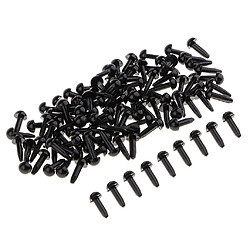 Acheter Yeux en plastique noirs pour animaux en peluche jouets bricolage artisanat fournitures 3.5mm 100pcs