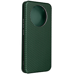 Avizar Etui pour Realme 11 Pro Plus et 11 Pro Carbone Portefeuille Support Vert foncé