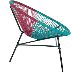 Acheter Beliani Chaise de jardin ACAPULCO Turquoise