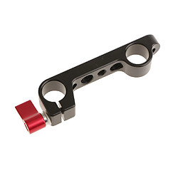 Support de fixation de tige double 15mm pour support de caméra système 1/4 ""u0026 3/8"" rouge pas cher