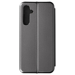 Avizar Étui pour Samsung Galaxy A25 5G Clapet Porte carte Support Video Argent