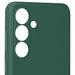 Avizar Coque pour Samsung Galaxy S24 Soft Touch Mat Silicone Flexible Vert Foncé