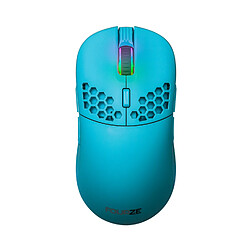 GEAR4U Souris gamer Bleue sans fil RGB Fourze GM900 - 16000 dpi - Ambidextre - Boutons interchangeables