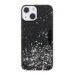 Coque en TPU lumière scintillante ciel étoilé, anti-rayures noir pour votre Apple iPhone 13 mini 5.4 pouces