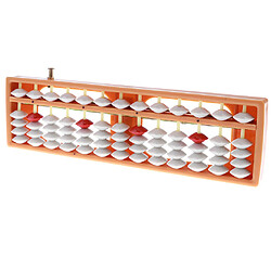 13 tiges 5 perles en plastique abacus arithmétique math nombre comptage jouet orange pas cher