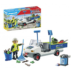 Acheter Playmobil® 71433 Agent entretien avec véhicule électrique