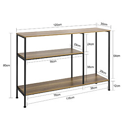 Avis SoBuy FSB35-PF Table Console Table d’entrée Buffet Bout de Canapé avec 3 étagères de Rangement