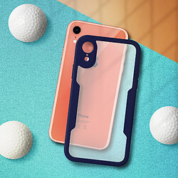 Avis Avizar Coque 360° pour iPhone XR Dos Rigide Protection Écran Souple Contour bleu