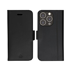 Avis DBRAMANTE1928 Étui Folio pour iPhone 14 Pro en Cuir Copenhagen avec Porte-Cartes Noir