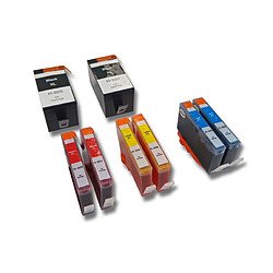 vhbw 8x cartouche d'encre compatible lot pour HP Officejet 6000 Wireless, 6500