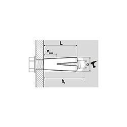 Scell-It Cheville de frappe SAPLUS Scellit sans collerette SAPLUS10