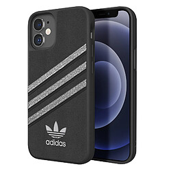 Adidas Coque pour iPhone 12 Mini Bords Surélevés 3 Stripes Noir