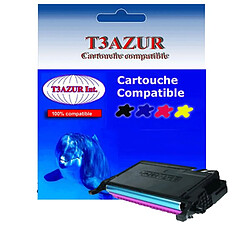 Toner Laser compatible pour Samsung CLP610, CLP660 (CLP-M660B) Magenta - 5 000 pages - T3AZUR