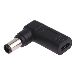 Wewoo Chargeur USB-C / Type-C femelle à 7,4 x 5,0 mm mâle connecteur adaptateur coude pour ordinateurs portables Dell