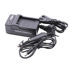 Vhbw CHARGEUR SECTEUR 220V + VOITURE 12V pour BATTERIE CANON NB-5L NB5L pour IXUS 900 TI, 960 IS, 970 IS, 980 IS, 990 IS etc.