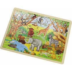 Avis Goki - 2041640 - Puzzle En Bois À Encastrement - Afrique - 48 Pièces