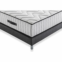 Avis DEKO DREAM Ensemble sommier + matelas 160 x 200 cm - 672 Ressorts ensachés - 7 zones de confort - 27 cm