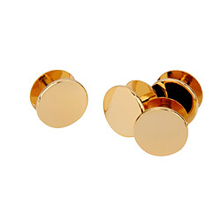 Boutons de Manchette Bouton de Col Homme pour Tenue - Noir et Or pas cher