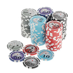 Avis 100 Pièces De Jetons De Poker Texas Hold'em Casino 13,5 G 1 5 10 50100