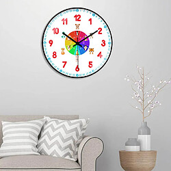 horloge murale enfants salle de classe chambres salon pas cher