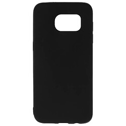 Avizar Coque Silicone TPU Gel Souple Samsung Galaxy S7 Edge - Noir Mat